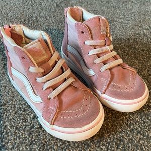 Pink Girls Vans - 6.5